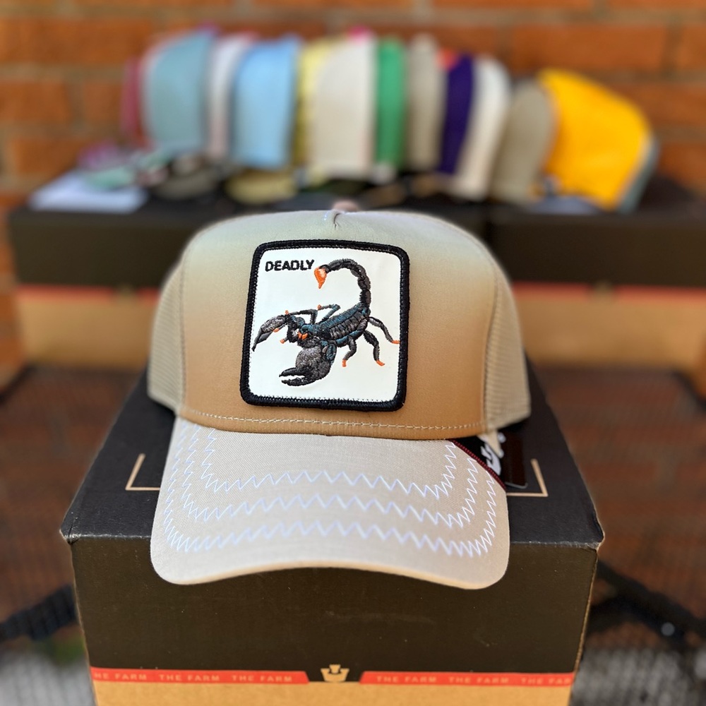 Goorin Bros Trucker hat Deadly Scorpion Desert Capsule.
